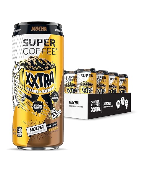 SUPER COFFEE XXTRA, KETO PROTEIN COFFEE [MOCHA] 15...