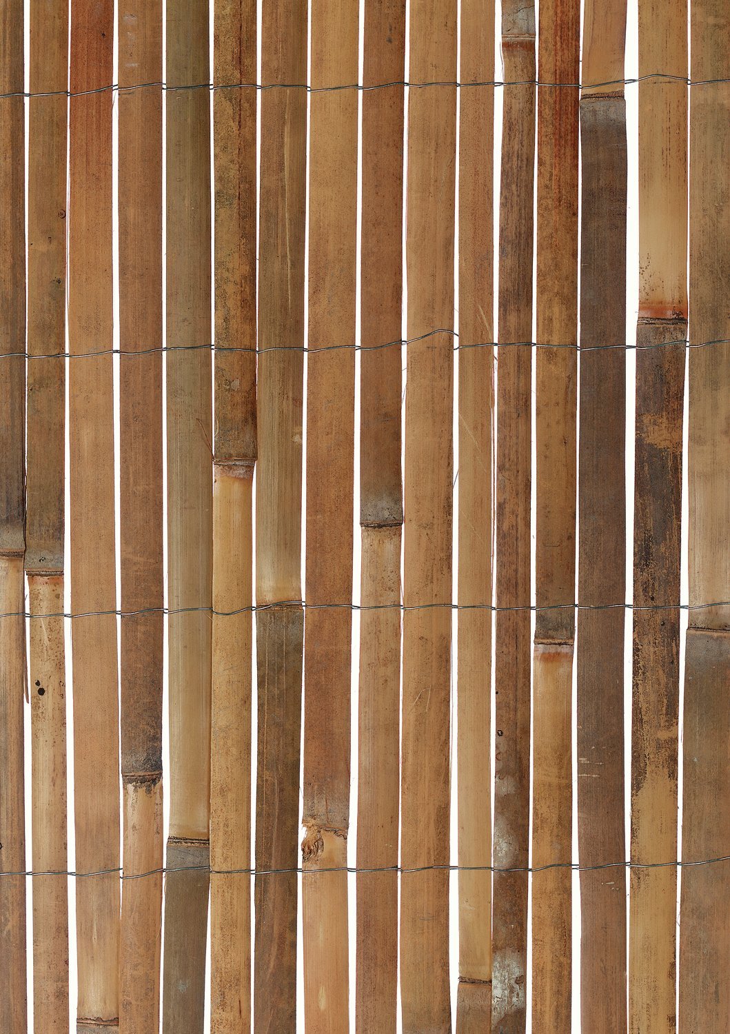 Ruddings Wood Bamboo Slat Screening 10m Wide x 2m High Garden Screen