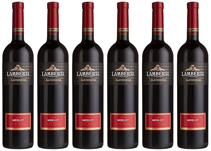 Lamberti Merlot Santepietre Rotwein trocken (6 x 0.75 l)