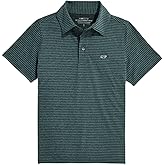 vineyard vines Boys Boys' Bradley Stripe Sankaty Polo