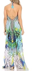 Sakkas 1817 - Lizi Womens Maxi High-Low Halter