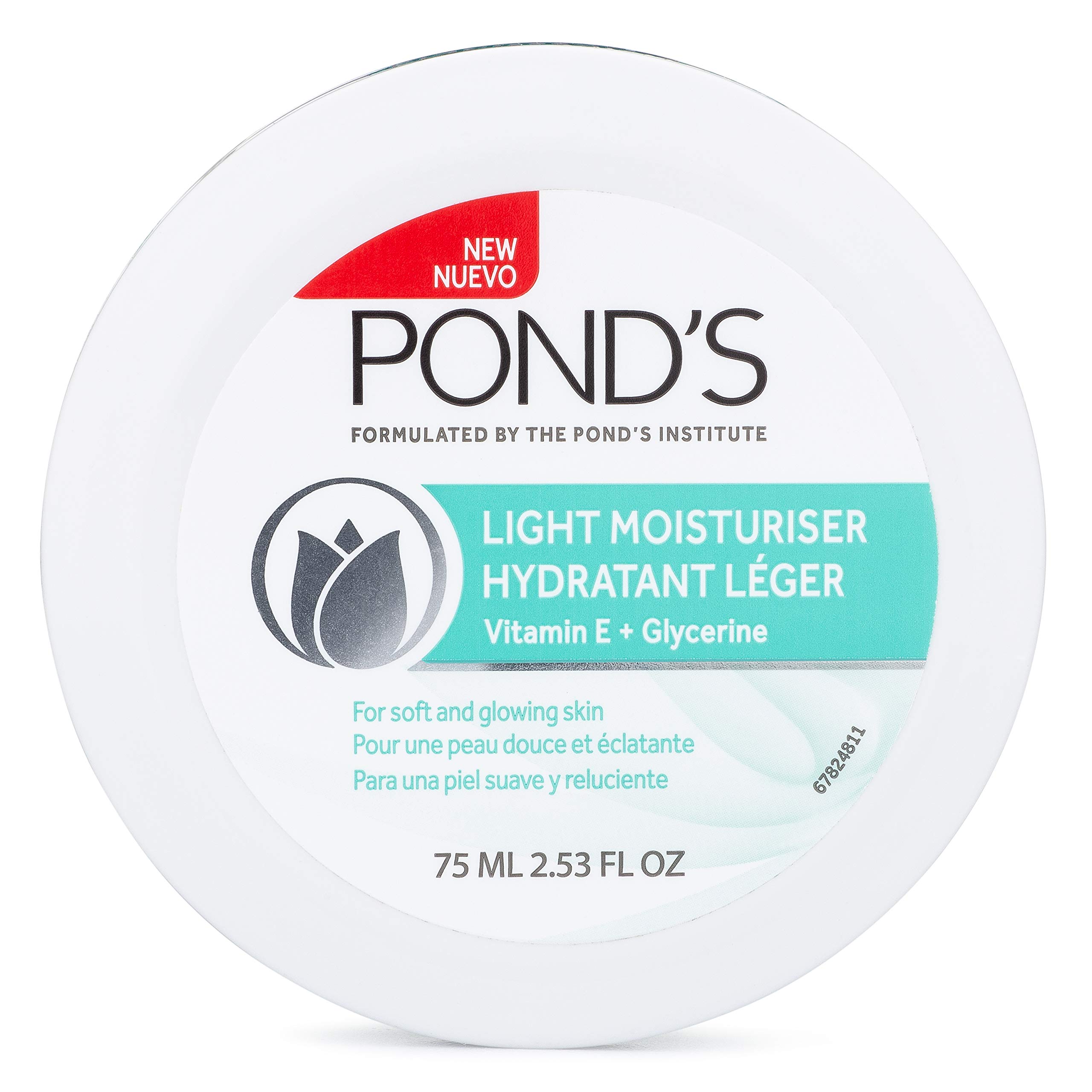 Photo 1 of Pond's Light Moisturizer Cream. For Soft and Glowing Skin, 2.53 Fl Oz
