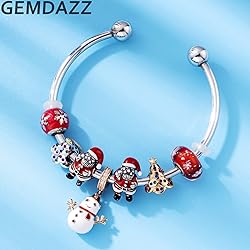 2025 Red Santa Claus Carry Gift Bag Charm, fit