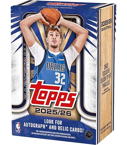 Amazon.com: 2025-26 TOPPS Basketball Card BLASTER Box w/84 Cards