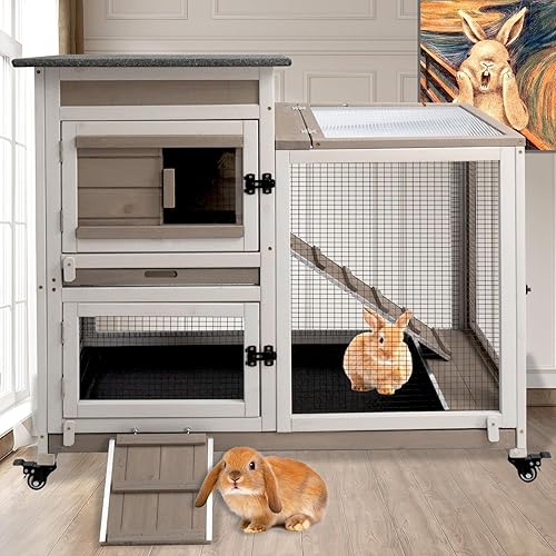 PetsCosset Rabbit Hutch Indoor 40