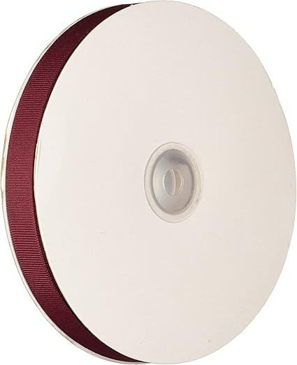 Black 5//8-Inch Creative Ideas 50-Yard Solid Grosgrain Ribbon