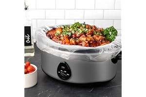 Slow Cooker & pot Liners Fits 7-8 Quarts, Extra Large Pot Liners SIZE: 13'' x 21'' x 4'' Inches, 4" Gusset Bottom, Extra Larg
