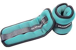 Fitvids Fully Adjustable Ankle Wrist Arm Leg Weights, 1-20LBS, Multiple Options