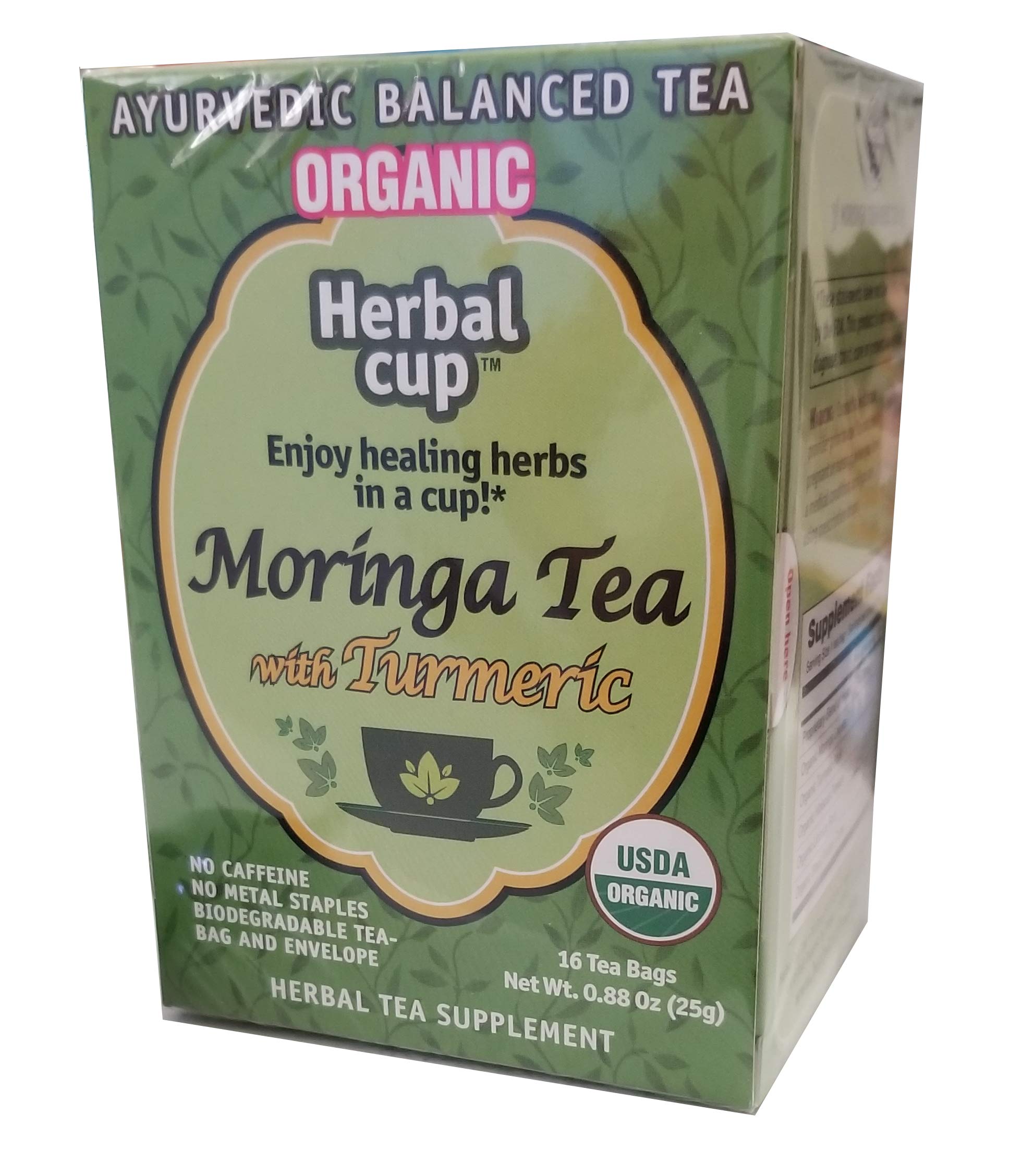 Herbal Cup Turmeric Ginger and Black Pepper 16 tea bags