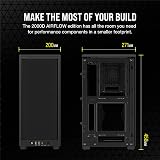 Corsair 2000D AIRFLOW Mini-ITX PC Case Steel Mesh 3-Slot GPU USB-C Black view 7