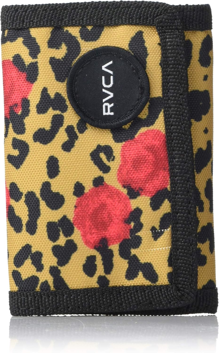 RVCA Men's Tri-Fold Wallet, KHAKI, ONE SIZE: Clothing