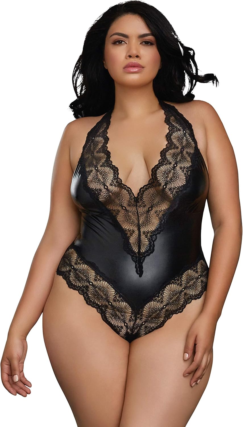 plus size thong bodysuit