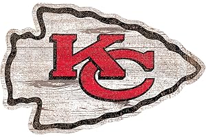 Fan Creations NFL Kansas City Chiefs Unisex Kansas City Chiefs Team Logo 8in Cutout, Team Color, 8 inch, (N0983-KCC)