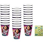 Amscan Encanto Birthday Party Supplies Bundle Pack includes 24 Party Paper Cups