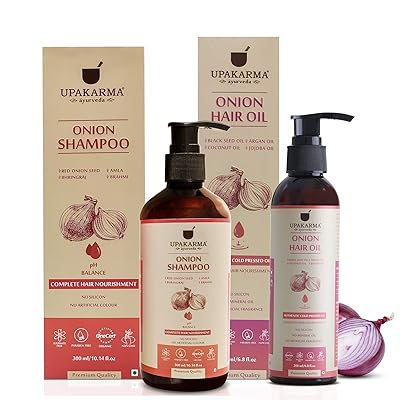 Buy Upakarma Black Seed Onion Hair Oil 200ml And Red Onion Shampoo 300ml Hair Care Kit For Strong Hair Oil Shampoo Ultimate Combo Online In Kuwait B08cgqkmpp