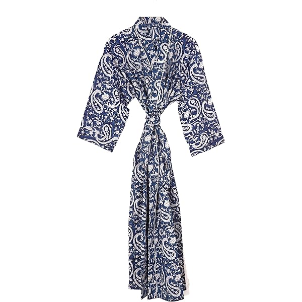 white christmas dresses Handmade Batik Robe/ Kimono, Blue Stone, Hand Dyed, 100% Cotton – Kasih  Co-op