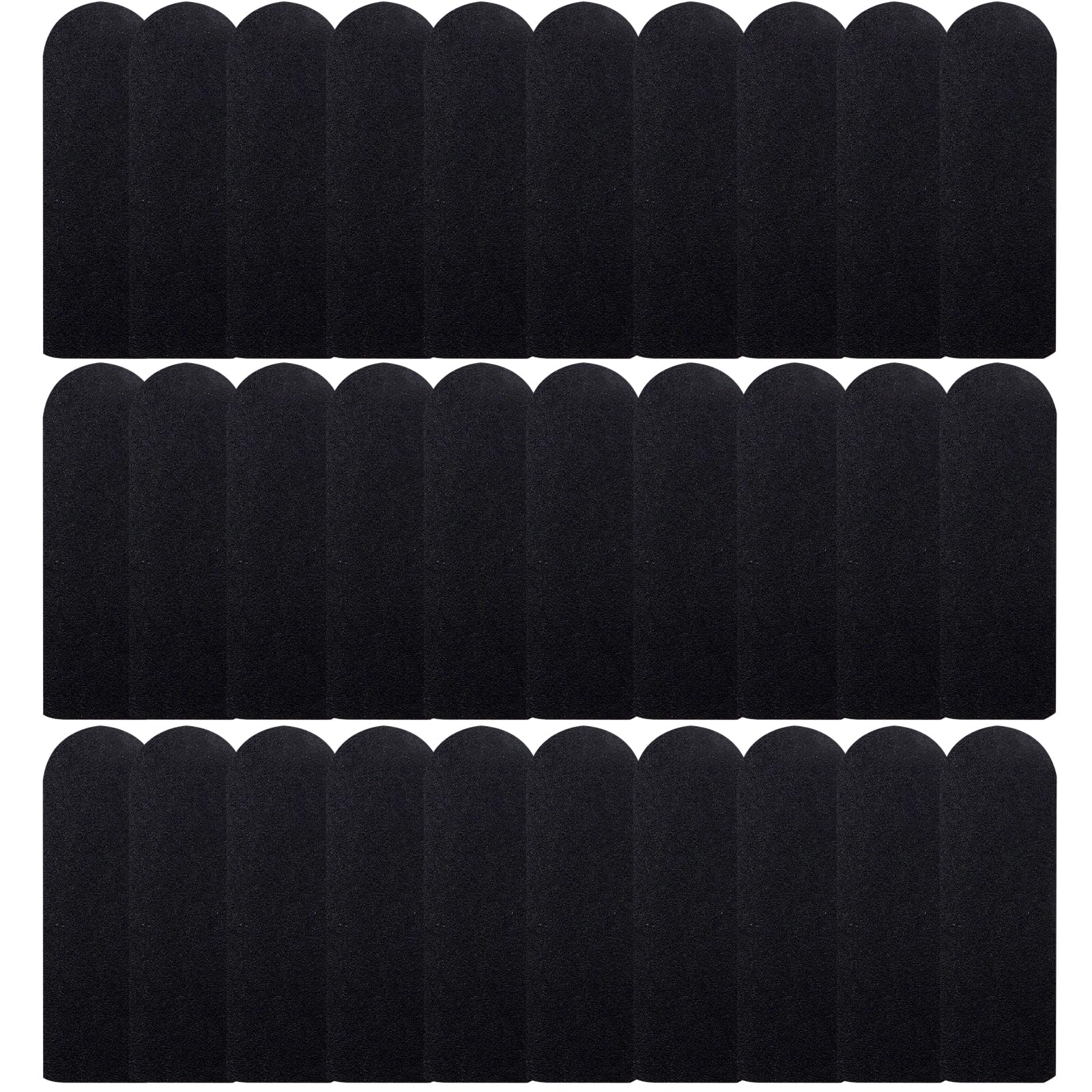 VEGCOO Foot Files Replacement Pads for Stainless Steel Rasp File, Pedicure Foot File Refill Callus Remover for Dead Skin, Professional Foot File Pads for Bath Pedicure Salon (S, #180) - 60 Pcs