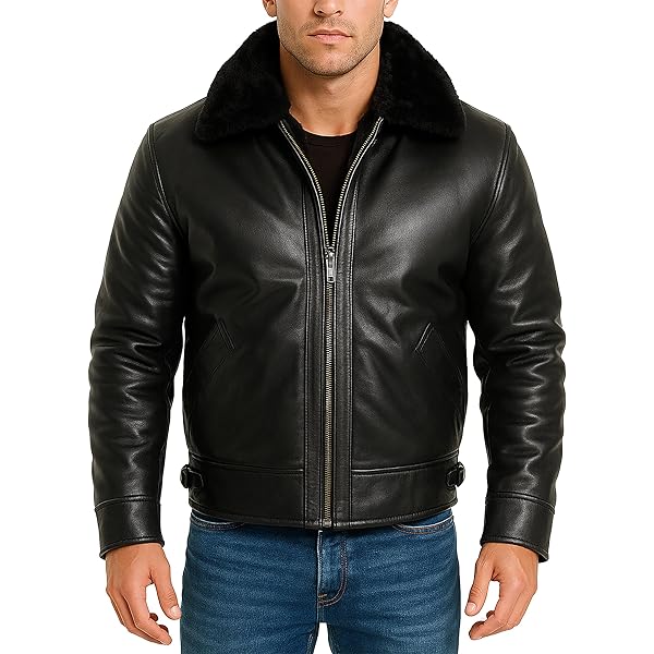 Aviator Jacket Men - b3 Bomber Jacket - Mens Shearling Jacket