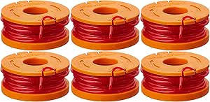 Confezione 12 Bobine Filo Tagliaerba Worx WA0010 – Ricambio Da 10 Piedi Per Decespugliatori