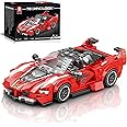 Reobrix 686 Ferrari FXX-K Building Blocks Set, 1:24 Scale Model Car Kit for Display and Collectible, Race Car Building Toy fo