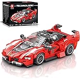Reobrix 686 Ferrari FXX-K Building Blocks Set, 1:24 Scale Model Car Kit for Display and Collectible, Race Car Building Toy fo