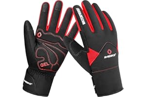 INBIKE Winter Cycling Gloves for Men Women Cold Weather Thermal Windproof Gel Bike Gloves Touch Screen