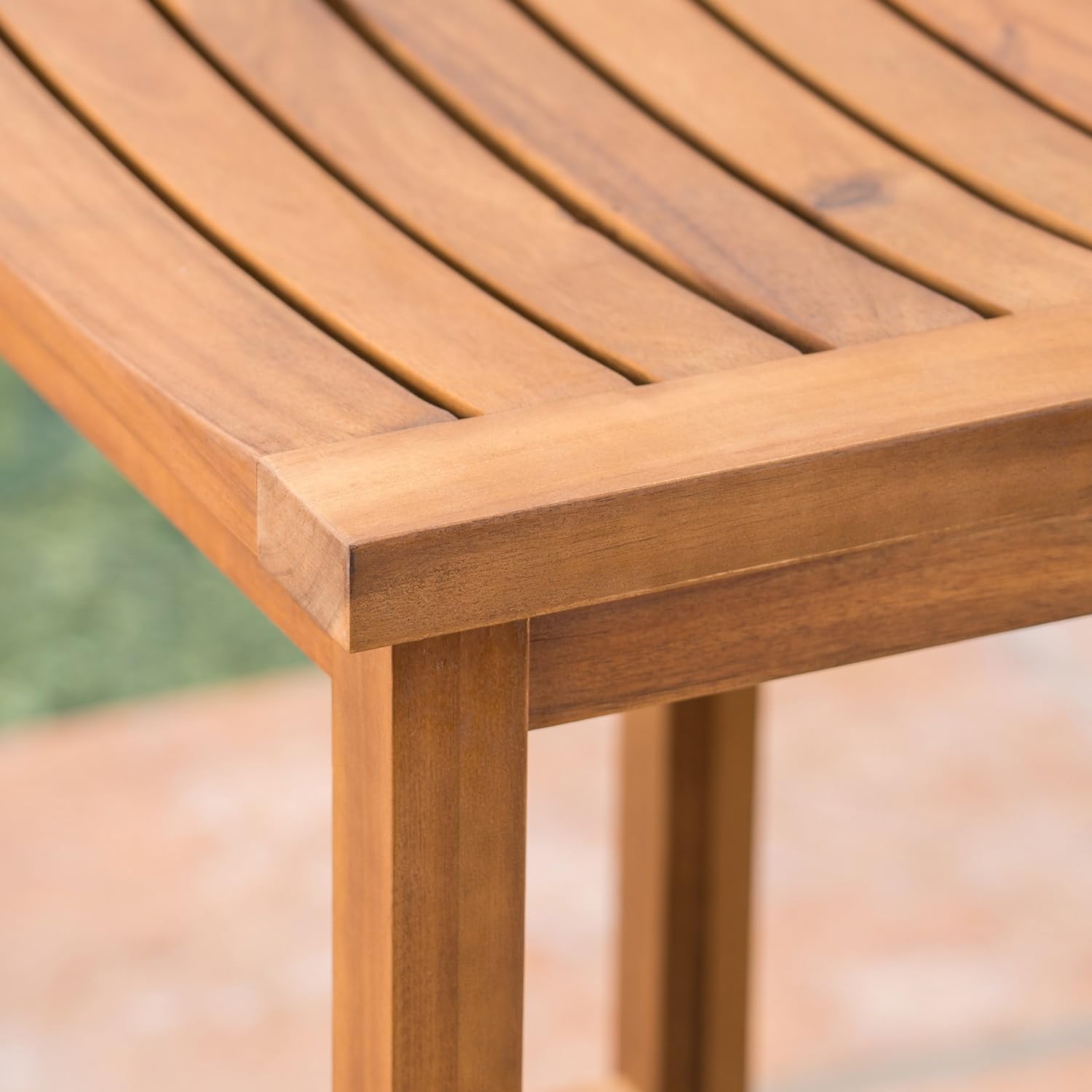 Christopher Knight Home Caribbean Outdoor 30" Acacia Wood Barstools, 2-Pcs Set, Natural Stained: Garden & Outdoor