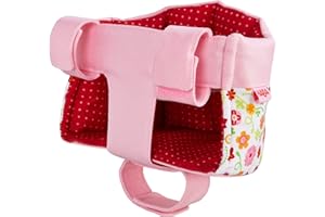 HABA Soft Doll Bike Seat – Baby Doll Accessories for Toddler and Seat Attachment for Scooters, Trikes & Bikes for Toddlers 18+ Months, Fits Most Plush Toys Up to 15”