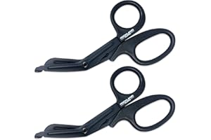 Rockland Guard Medical Scissors - Trauma Shears for Nurses, Healthcare & Emergency Workers - Autoclavable EMT Shears with Stainless Steel Blades for Bandage & Clothing - [2-Pack]