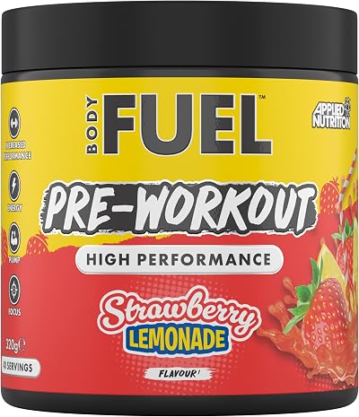 Applied Nutrition BodyFuel Pre Workout Powder Strawberry Lemonade 320g 40