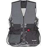 Allen Company Men's Competitor Shooting Vest – Mesh Vest with Moveable Shoulder Pad, Deep Pockets & Side Straps