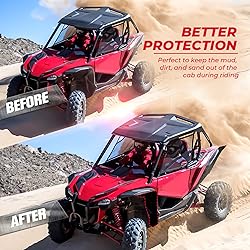 KEMIMOTO UTV Fender Flares Extensions Compatible