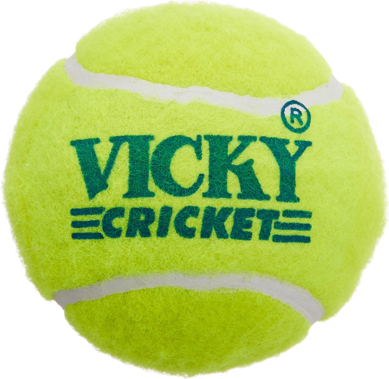Vicky Tennis Cricket Ball, Pack of 6 (Yellow)