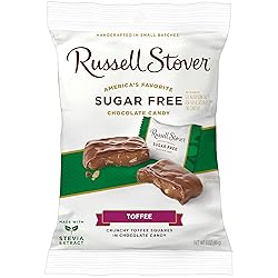 Russell Stover Sugar Free Toffee Squares with