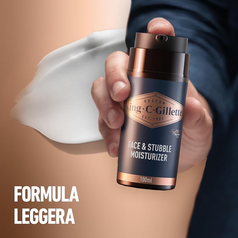 Crema Idratante Viso, per la Cura della Barba, 100ml