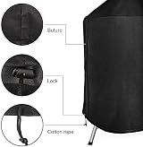 onlyfire Kettle BBQ Cover for Weber 57cm 22 inch Charcoal Kettle Grill view 2