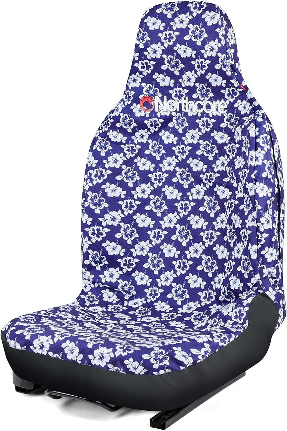 Northcore Single Waterproof Car Seat Cover - One Size - Hibiscus Blue, Universal