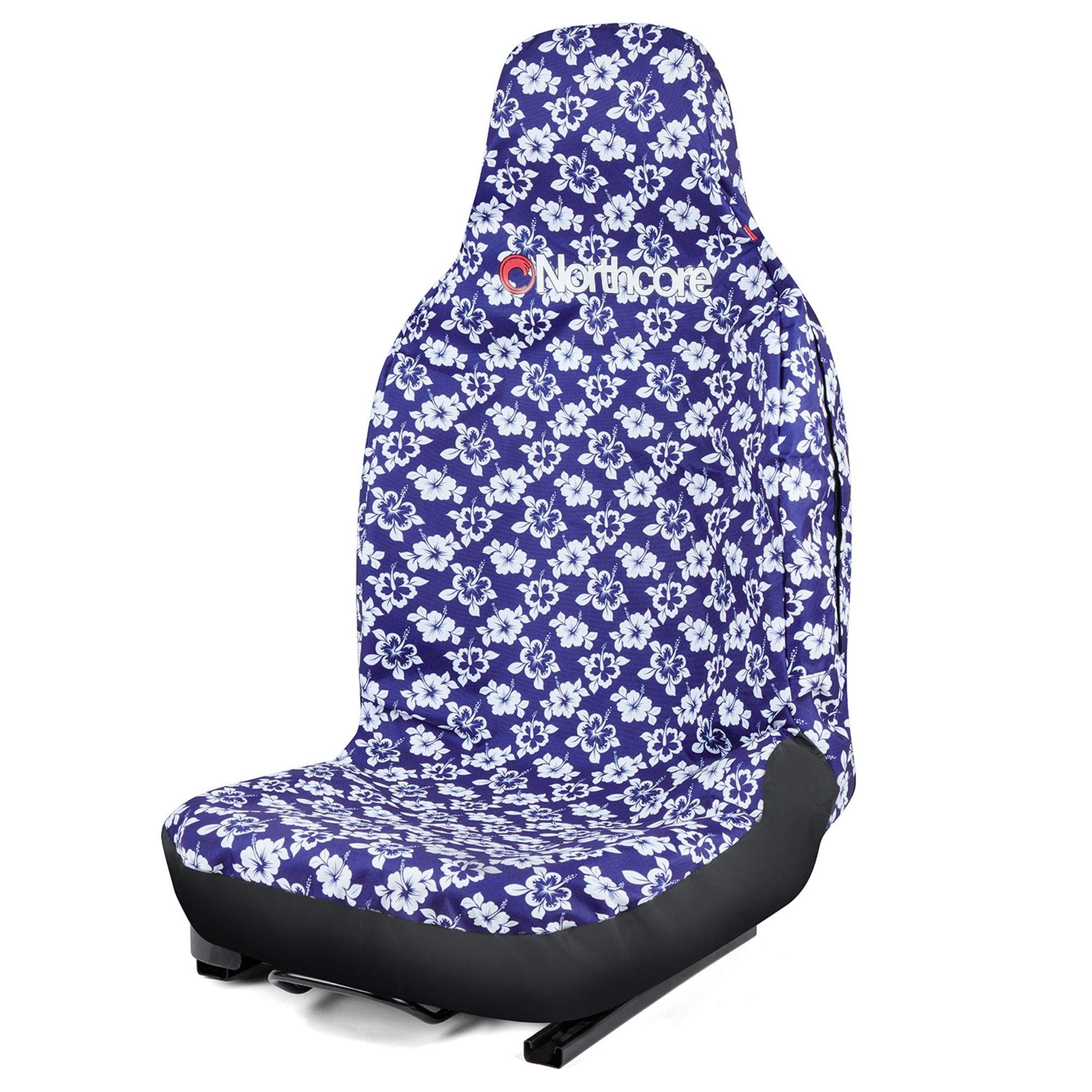 Northcore Single Waterproof Car Seat Cover - One Size - Hibiscus Blue
