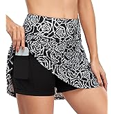 Fulbelle Tennis Skirts for Women with Pockets High Waisted Athletic Golf Skorts Skirts
