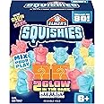 Elmer's Squishies Kids’ DIY Activity Kit, Glow in the Dark Toy Kit, Creates 2 Mystery Characters, 13-Piece Set, Ages 6+