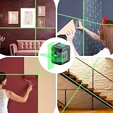 HYCHIKA Laser Level 15 M Green Self Leveling Cross Line with Magnetic Bracket view 8