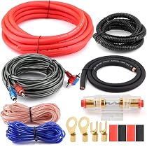 Kit Câblage Ampli Voiture Calibre 10 - Tout Inclus Pour Installer Subwoofer Et Amplificateur - 6