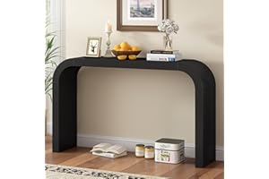 Merax Modern Minimalist Wood Console Table 52" Long 31" High, Elegant Line and Versatile Design, Sturdy and Stable Frame, Per