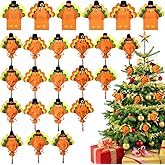 Poen 24 Pcs Felt Turkey Sucker Covers Thanksgiving Candy Covers Candy Cane Holders Turkey Lollipop Covers Bulk for Thanksgiving Party Favors,Candy Not Included