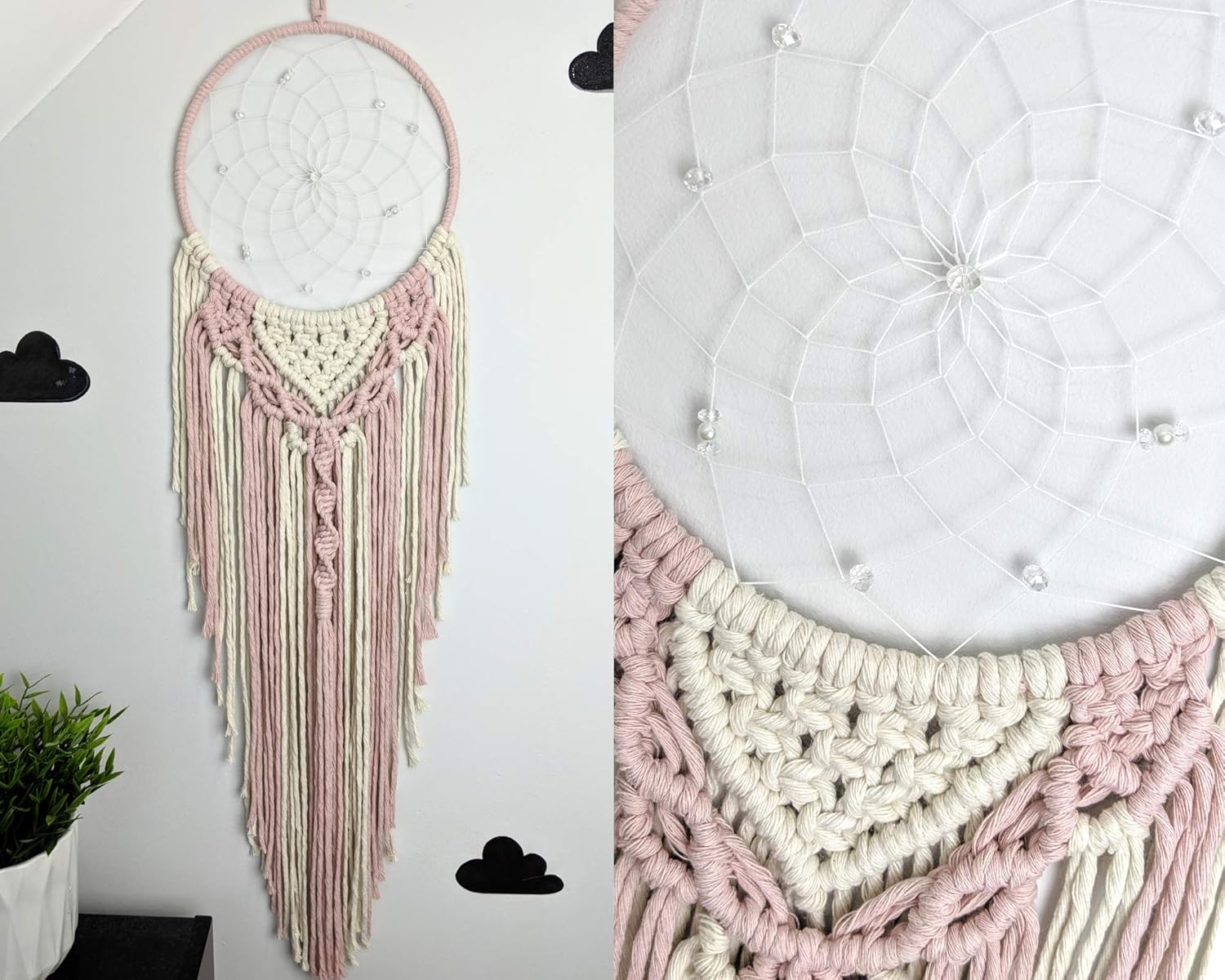 Macrame, Dreamcatcher, Boho, Dream Catcher, Macramé, Handmade, Starsign