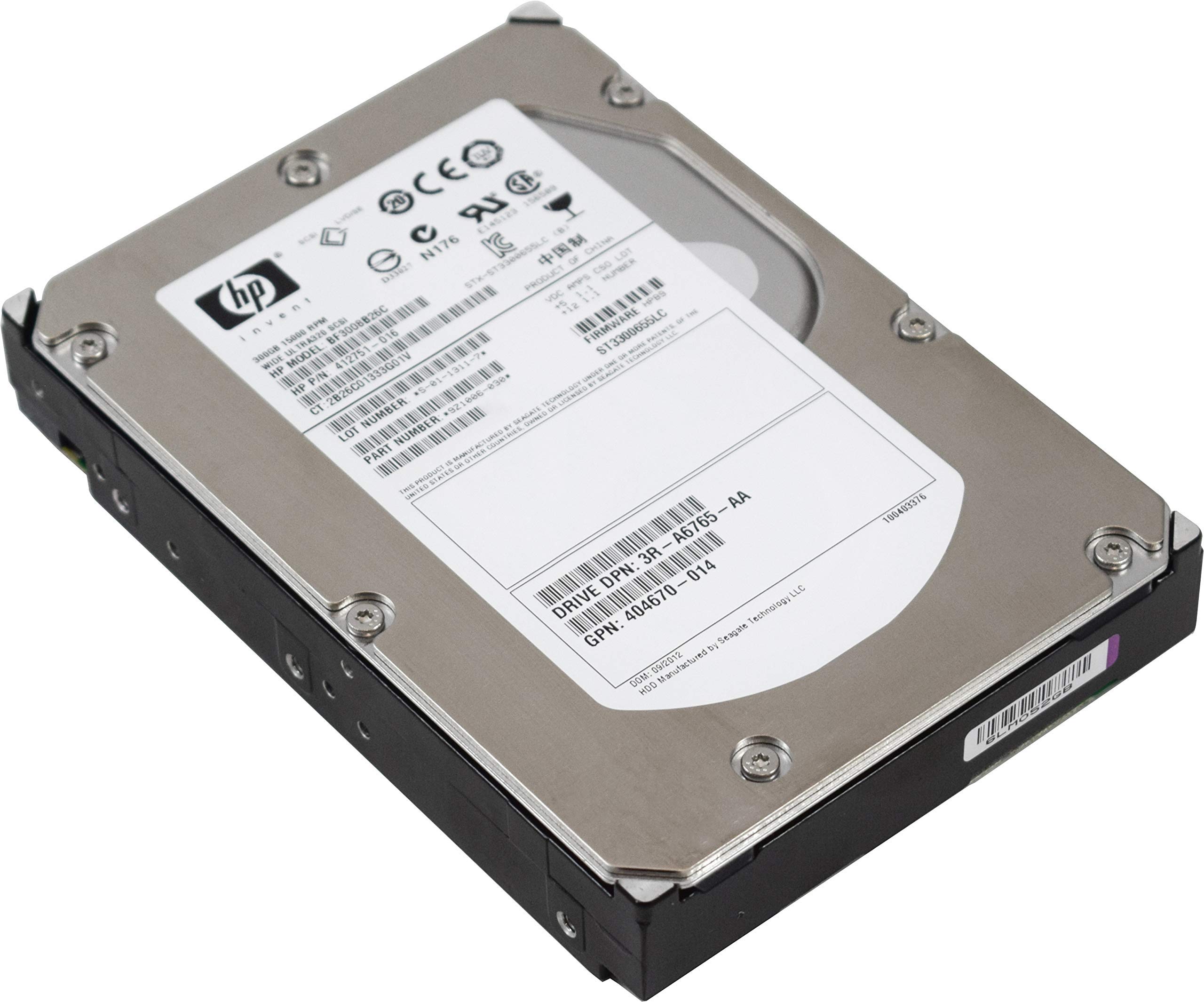 HP 300 GB 15 K RPM Ultra320 Hot Plug SCSI Hard Drive – Hard drive – SCSI, 300 GB, 8.89 cm (3.5 ")