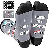 Zmart Funny Motorcycle Gifts for Men - Motorcycle Socks for Dirt Bike Riders