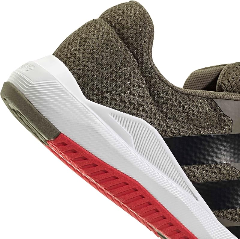 Sapatilhas de treino base para homem, Olive Strata/Core Black/Pure Ruby, 42 EU — foto 5 de 8