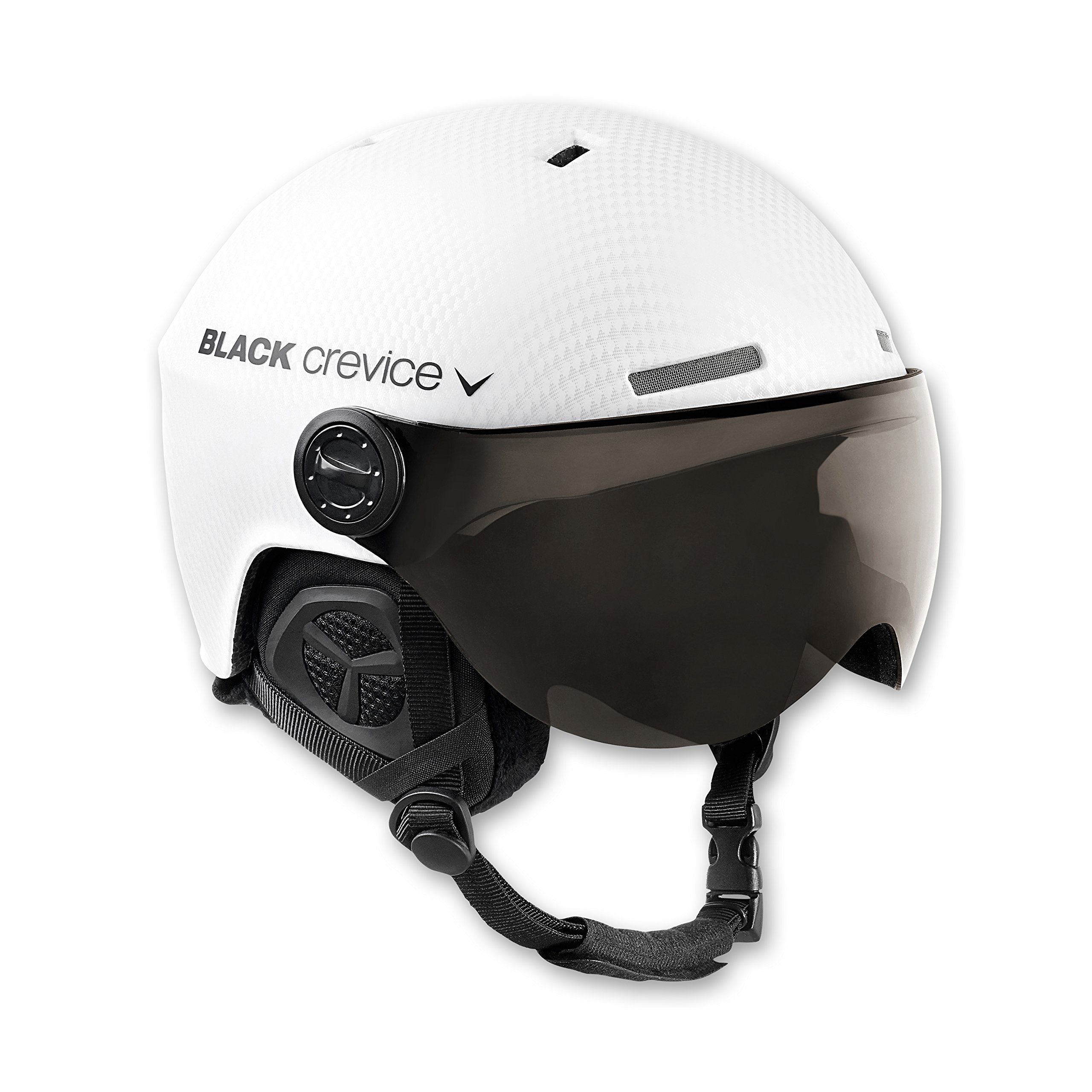 Black Crevice Gstaad Ski helmet, Unisex Adult, unisex_adult, BCR143921-WCB-0, Ice, S (51-53 cm)