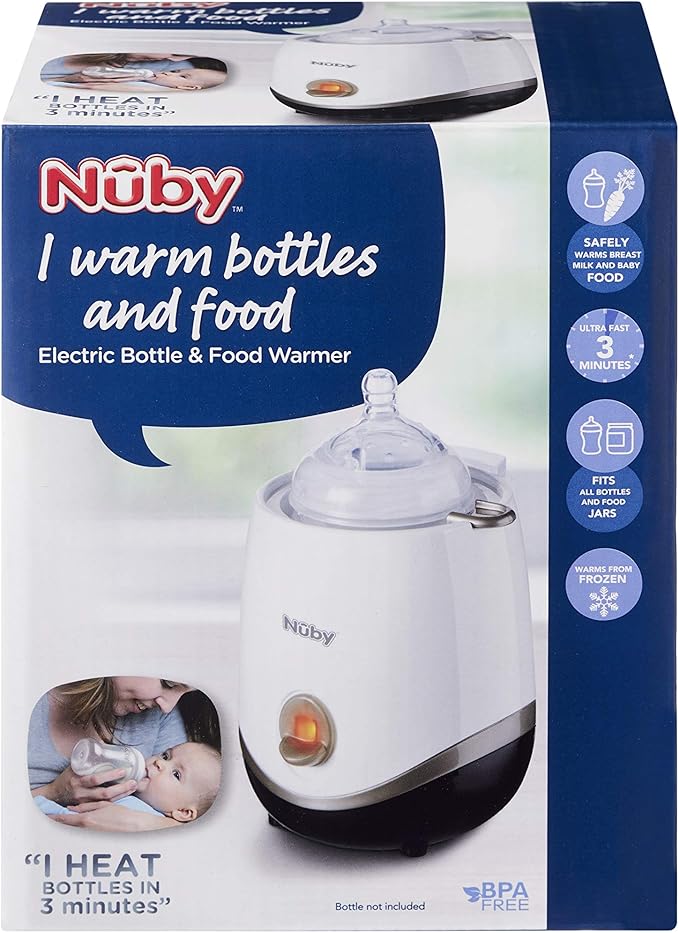 nuby one touch bottle warmer